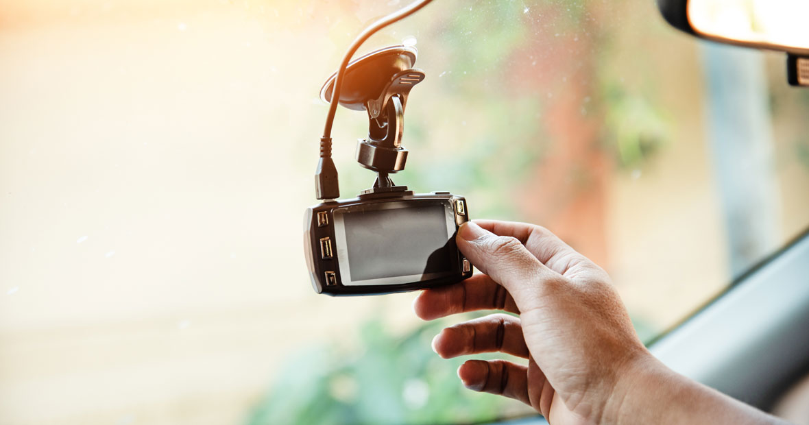 La caméra de voiture avant